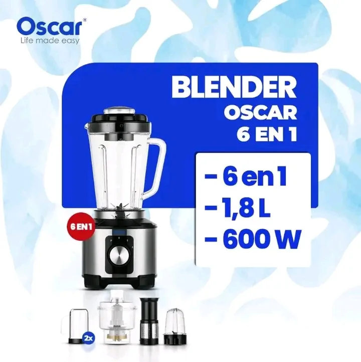 Blender Oscar 6-en-1 1,8 L 600 W